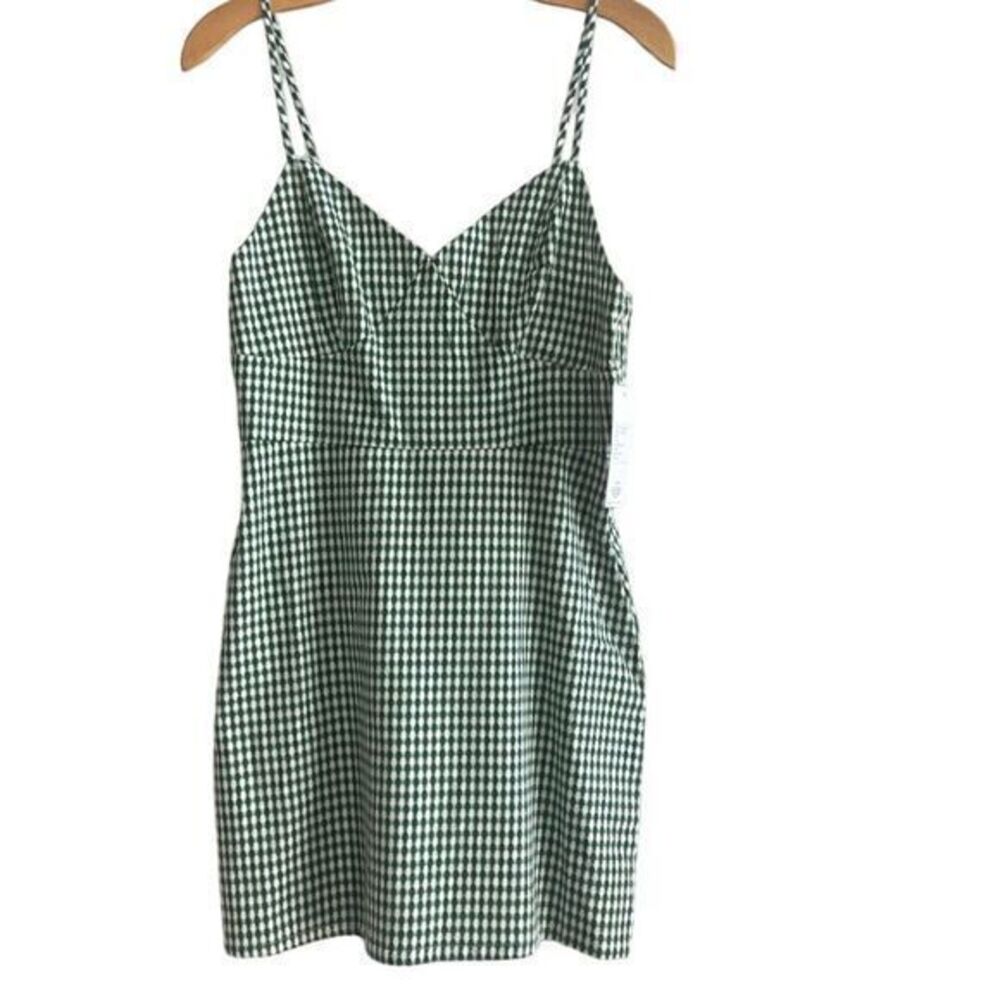 Hurley Sample Piece Spaghetti Strap Checkered Dress Size Small